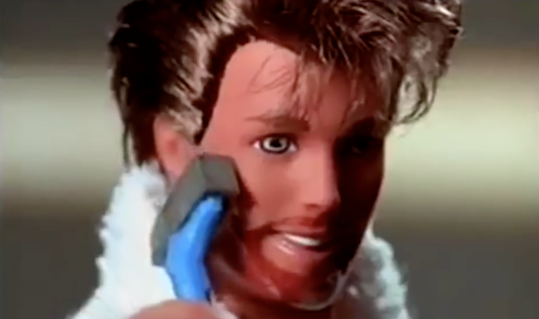 1996: Shaving Fun Ken loses his beard